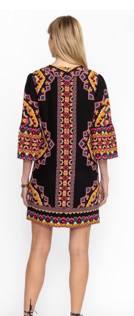 Johnny Was Jade LUNNA Shift Mini Dress